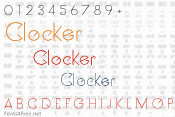 Clocker Font