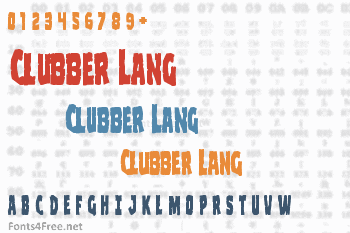 Clubber Lang Font