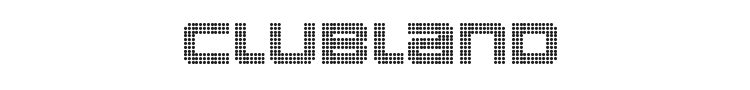 Clubland Font Preview