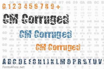 CM Corruged Font