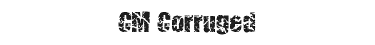 CM Corruged Font