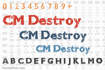 CM Destroy Font