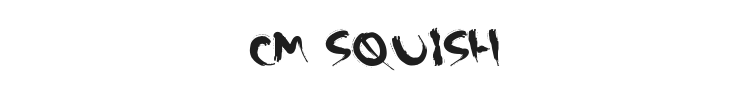 CM Squish Font Preview