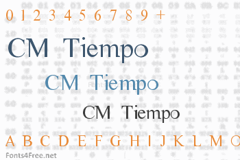 CM Tiempo Font