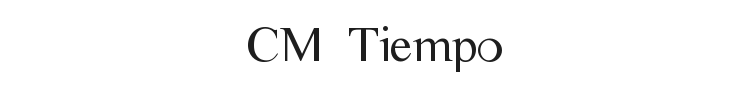 CM Tiempo Font