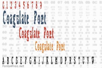 Coagulate Font