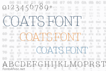 Coats Font