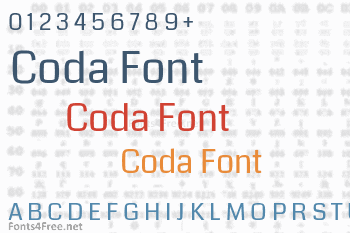 Coda Font