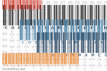 Code 39 Barcode Font