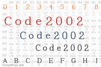 Code2002 Font