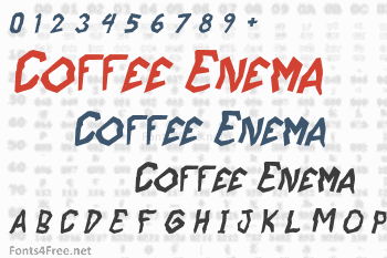 Coffee Enema Font