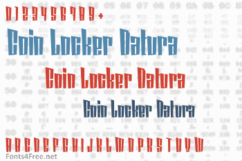 Coin Locker Datura Font