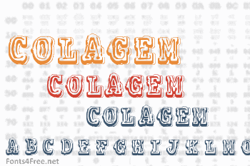 Colagem Font