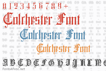 Colchester Font