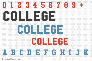 College Font