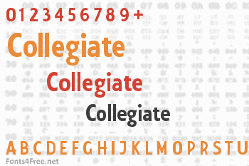 Collegiate Font