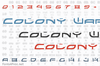 Colony Wars Font