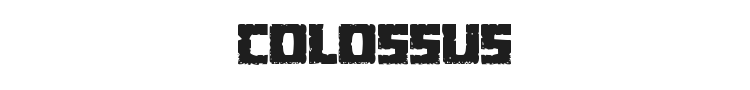 Colossus Font Preview