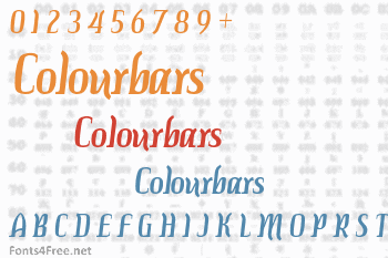 Colourbars Font