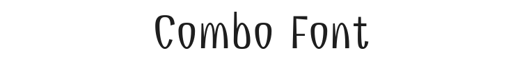 Combo Font