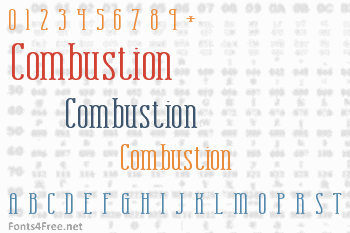 Combustion Font