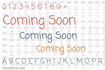 Coming Soon Font