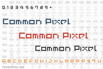 Common Pixel Font