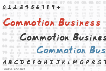 Commotion Business Font