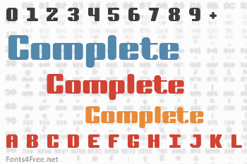 Complete Font