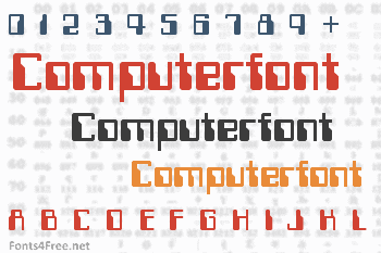 Computerfont Font