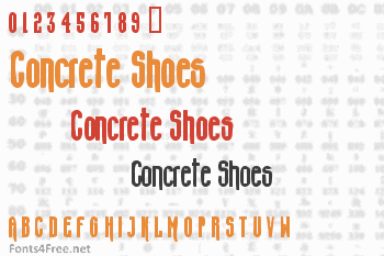 Concrete Shoes Font