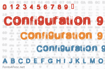 Configuration 9 Font