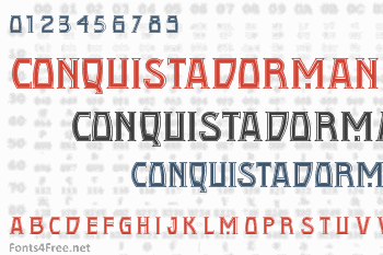 Conquistadorman Font