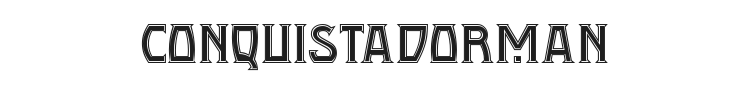 Conquistadorman Font