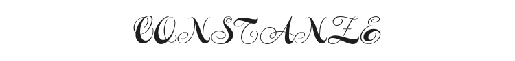 Constanze Initials Font