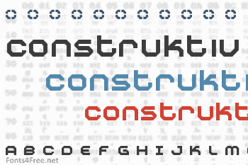 Construktiv Font