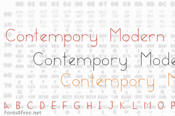 Contempory Modern Font