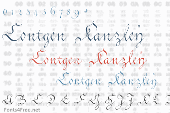 Contgen Kanzley Font