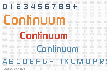 Continuum Font