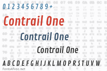 Contrail One Font