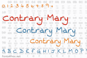 Contrary Mary Font