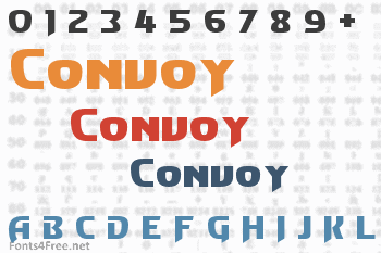 Convoy Font