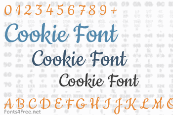 free font cookie free font cookie