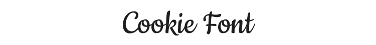Cookie Font Preview