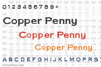 Copper Penny Font