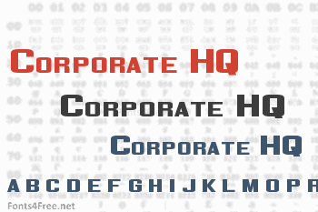 Corporate HQ Font