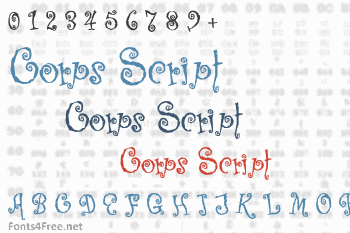 Corps Script Font