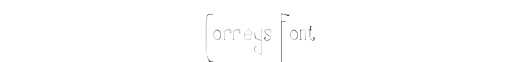 Correys Font Preview