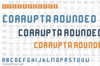 Corrupta Rounded Font