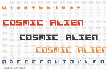 Cosmic Alien Font